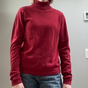 Woolrich Red Knit Turtleneck Sweater - Size S